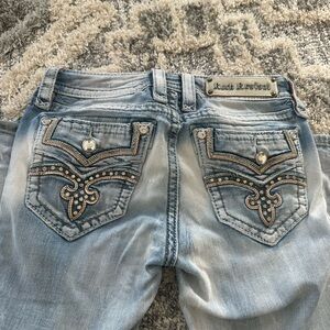 Rock Revival Faded Blue Boot Cut Jeans